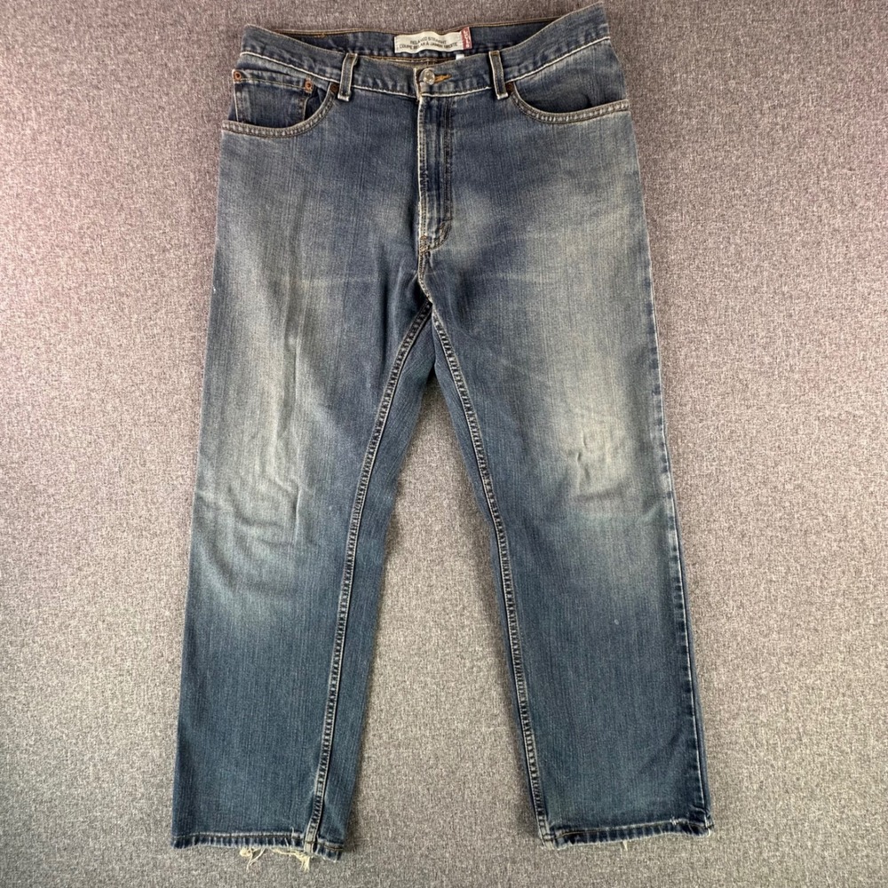 Levi's Jeans Mens 34x30 559 Relaxed Straight Blue Denim Vintage